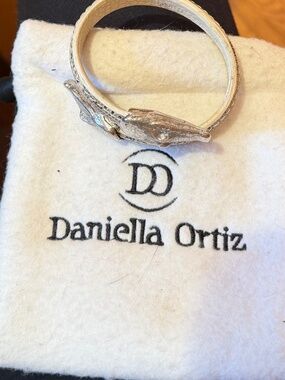 Daniella Ortiz Reptile Leather Wrap Cuff Bracelet